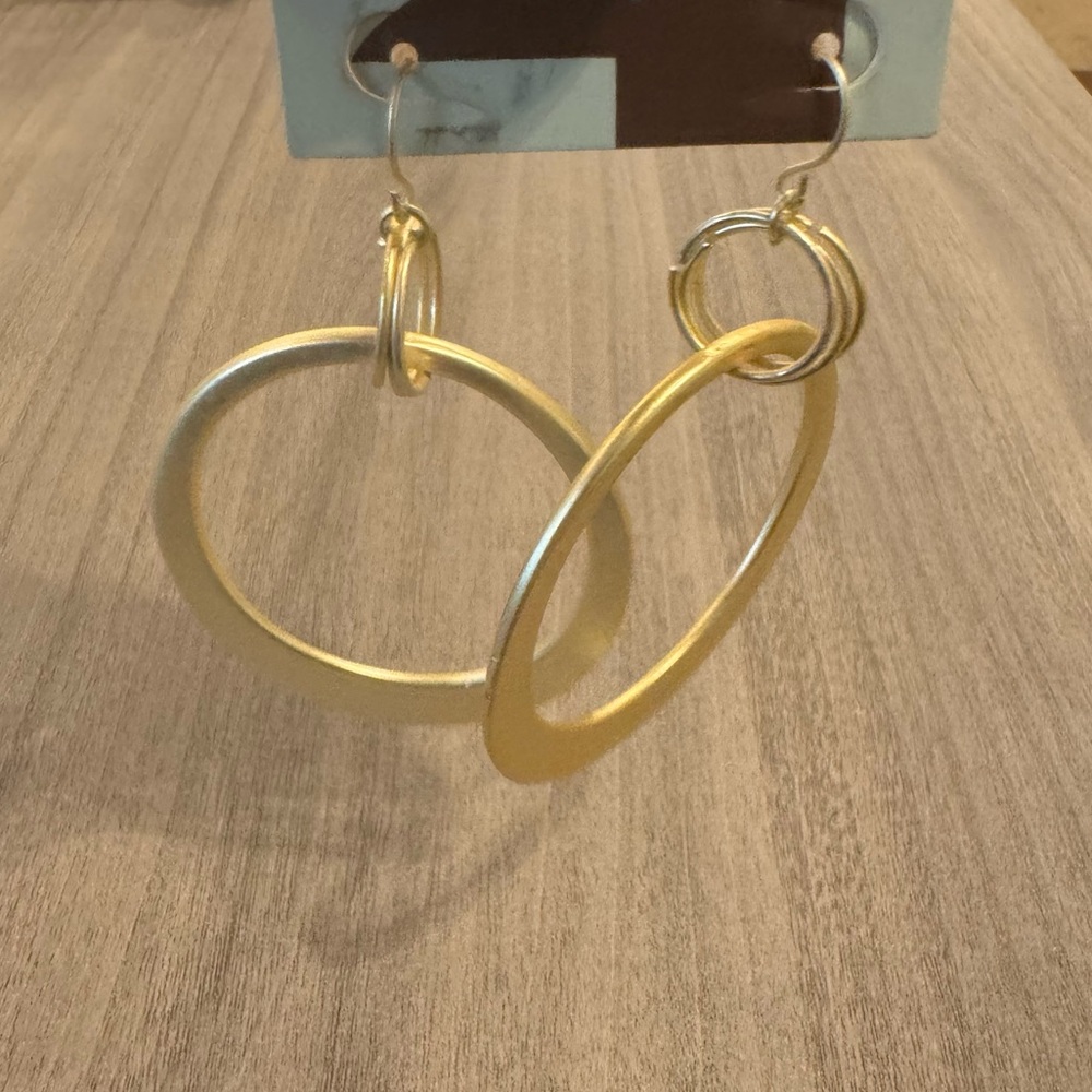 New with tags gold dangling earrings - dangly offers accepted